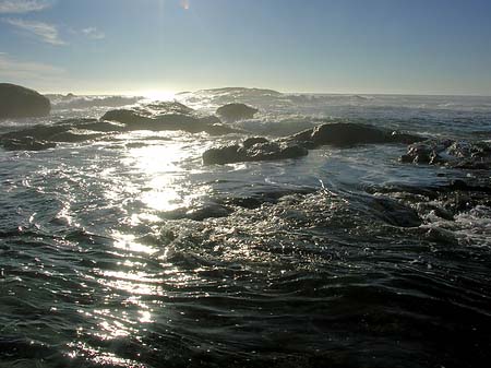 Fotos Blick vom Strand auf das Meer